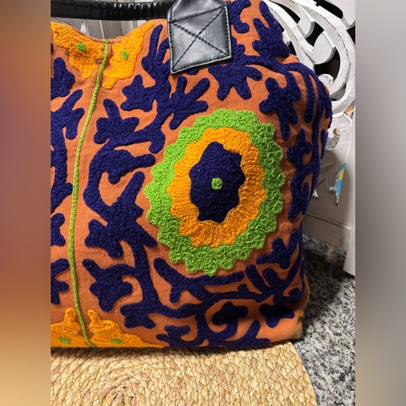 Colorful Patterned Tote Bag - Picture 4 of 15